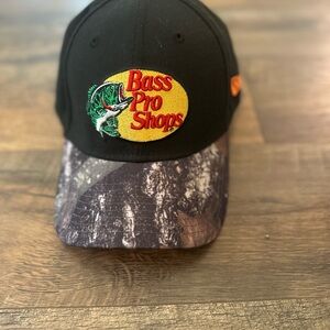 New Era Black and Brown Bass Pro Shops Hat
